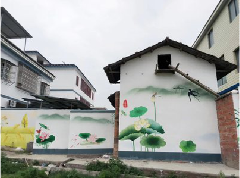 石屏室外墙绘-从选材到保养。