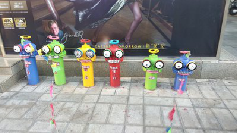 石屏商业区彩绘