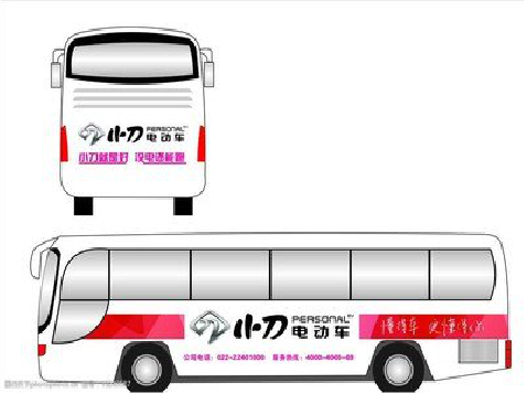 石屏公交车身贴如何完美贴合？