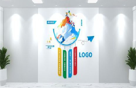 石屏公司企业形象墙的工艺材料有哪些？